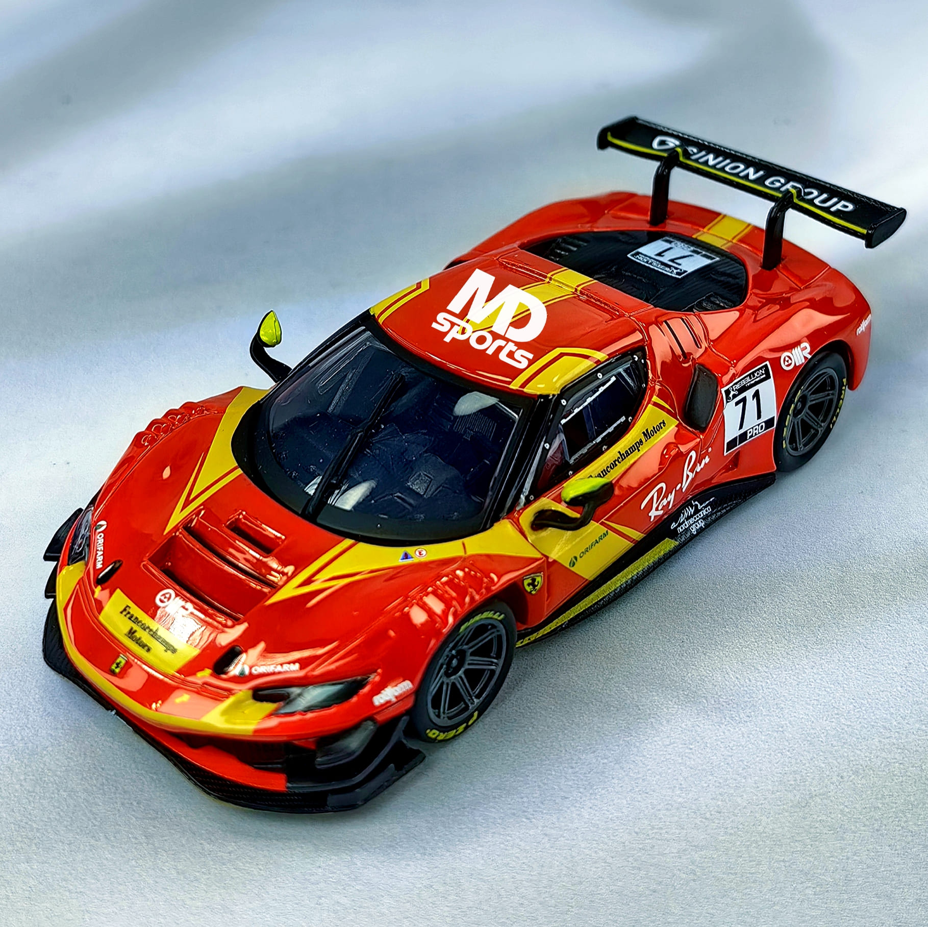 Ferrari 296 GT3 WEC 24H LeMans 2022 #71 Caja Normal Burago 1:43 - Imagen 5