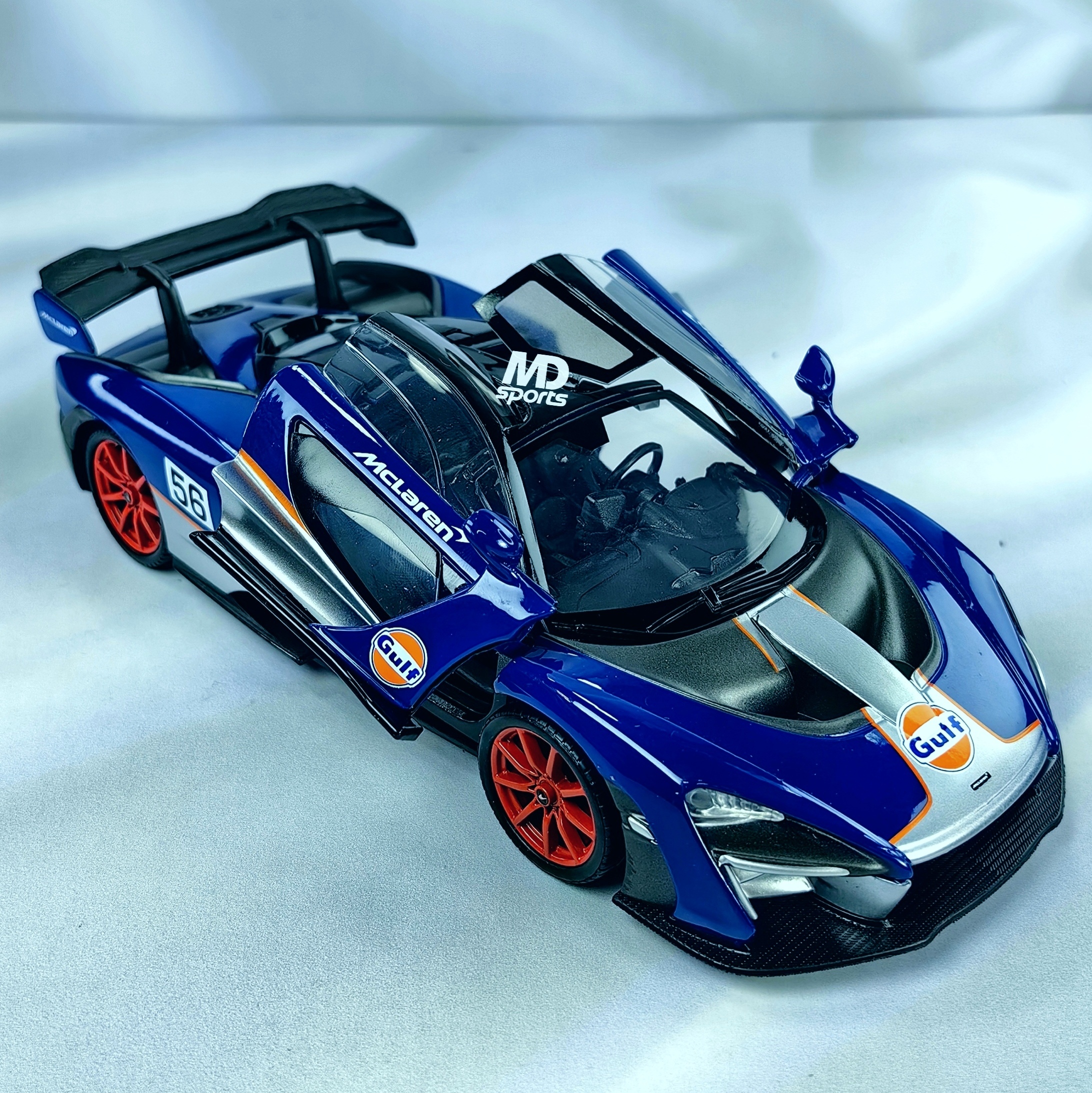 Deportivo Mclaren Senna Gulf Design MotorMax 1:24 - Imagen 4