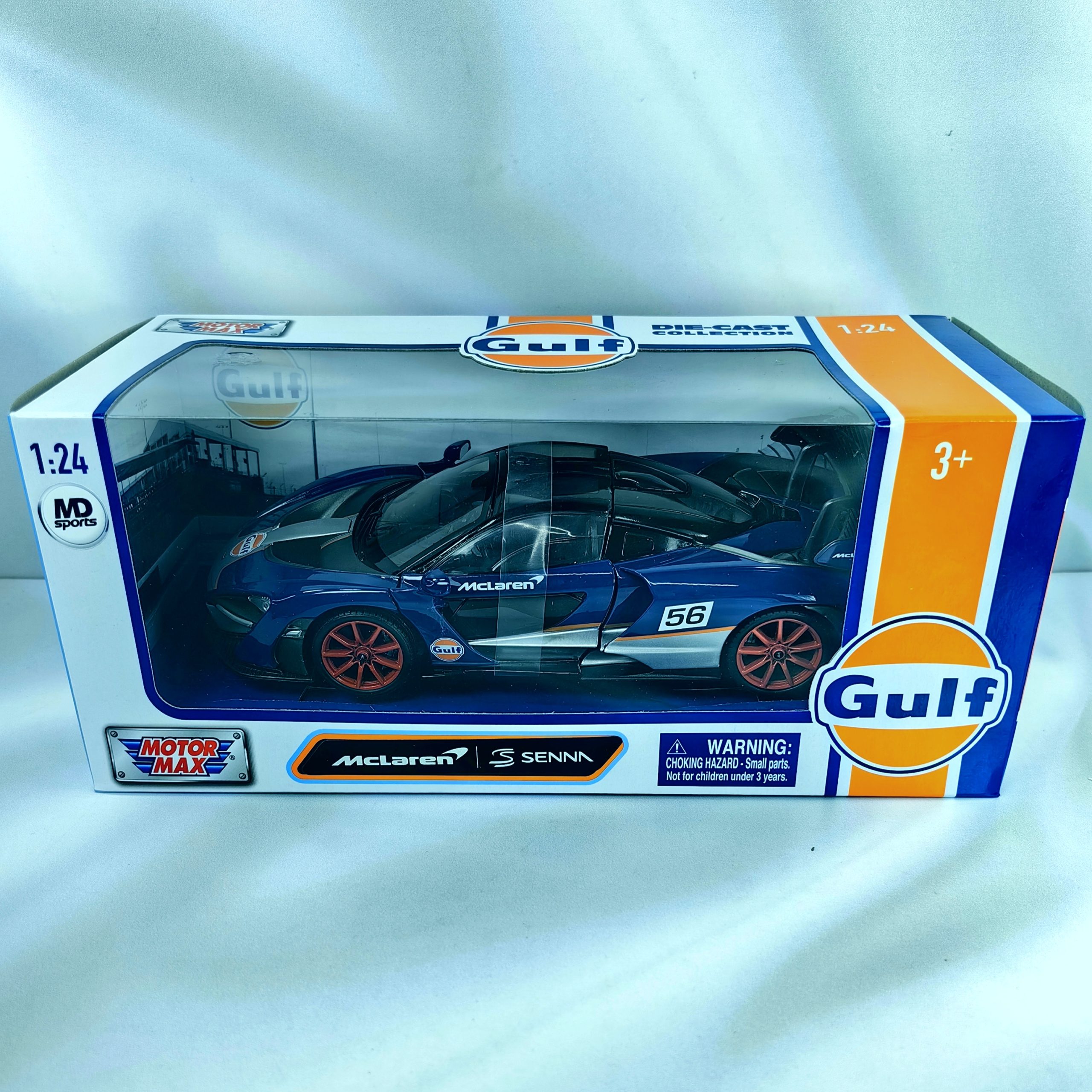 Deportivo Mclaren Senna Gulf Design MotorMax 1:24