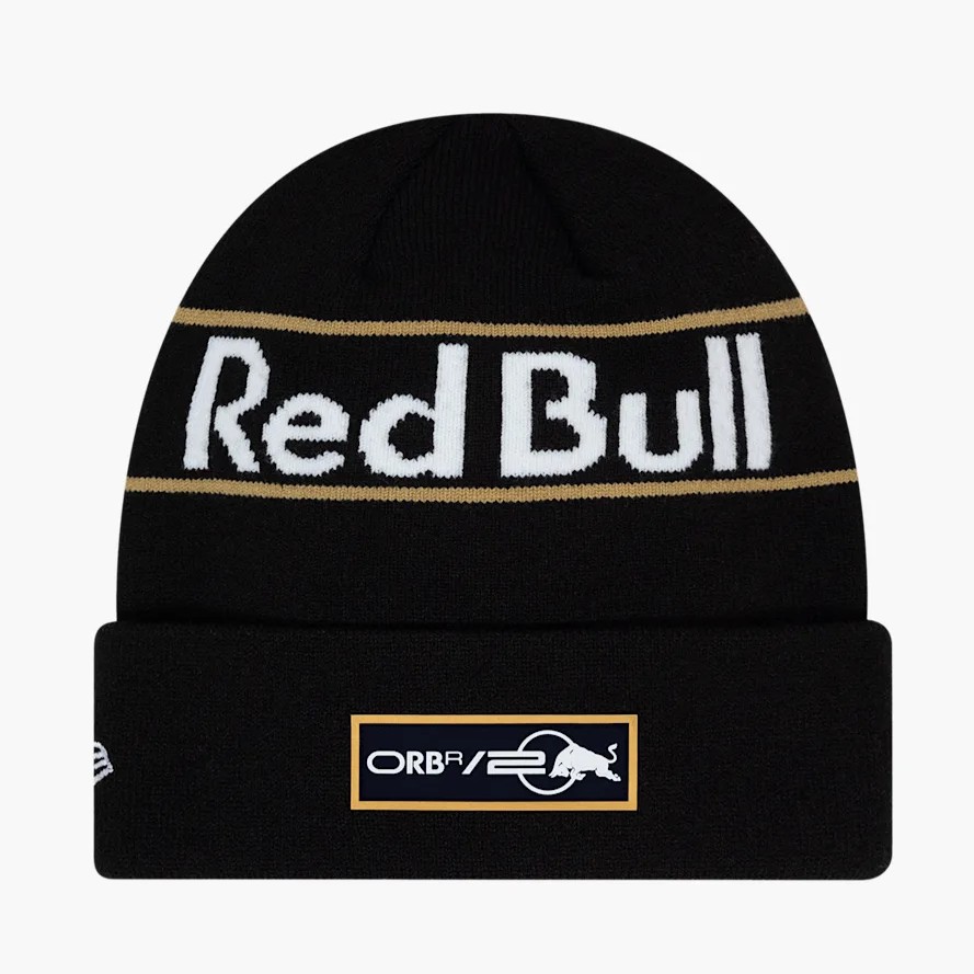 Gorro Invierno Oficial Formula 1 Redbull Racing 2024 Negro