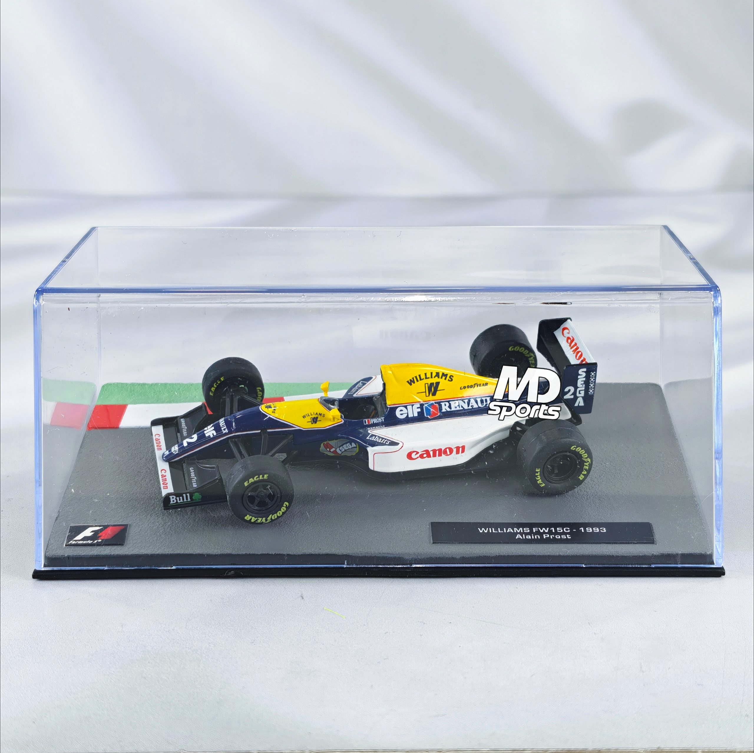 Williams FW15c 1993 #2 Alain Prost Caja Acrilica Altaya 1:43 - Imagen 3