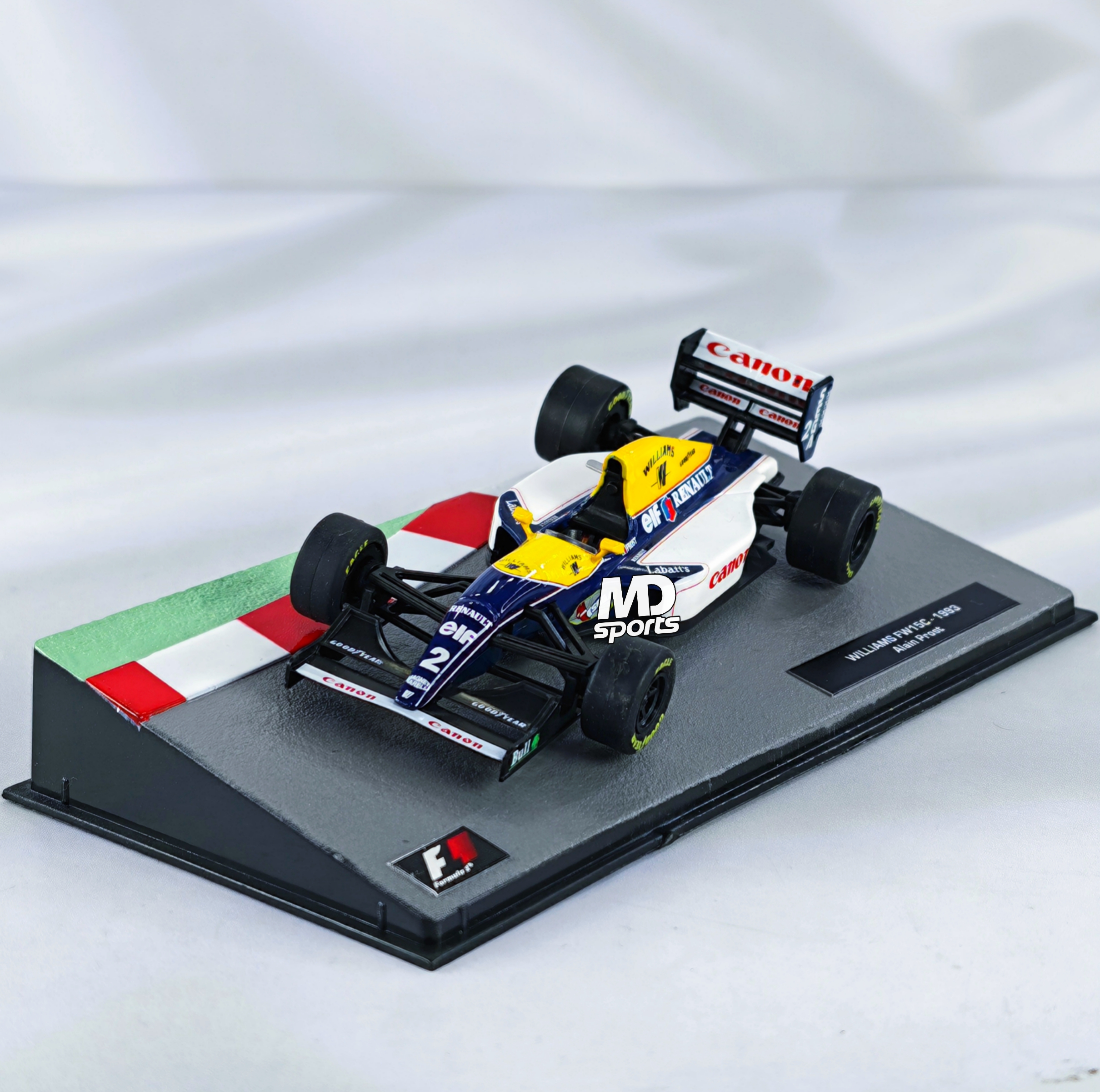 Williams FW15c 1993 #2 Alain Prost Caja Acrilica Altaya 1:43