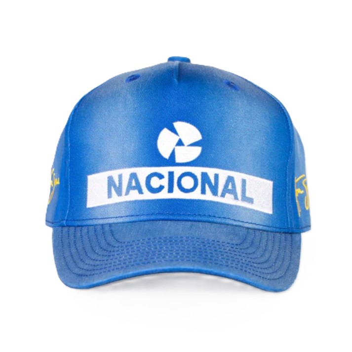 Gorro Jockey Oficial Nacional Ayrton Senna Retro Edition 1984