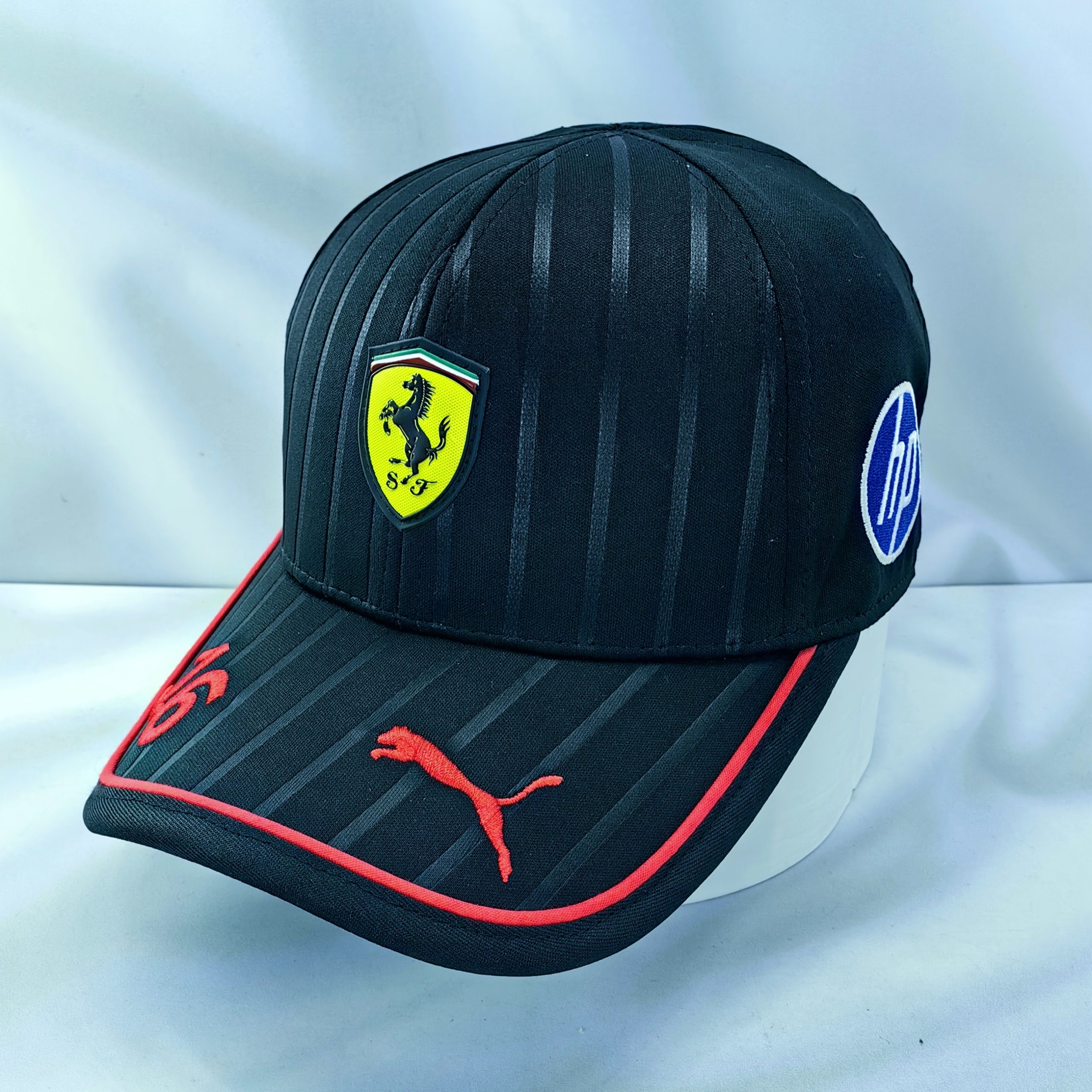 Gorro Scuderia Ferrari Charles Leclerc 2025 Negro