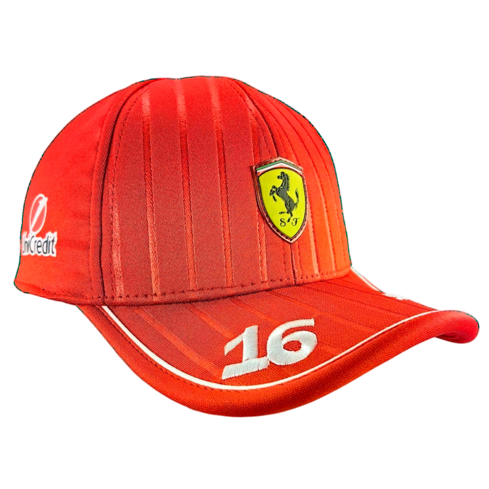 Gorro Scuderia Ferrari Charles Leclerc 2025 Rojo