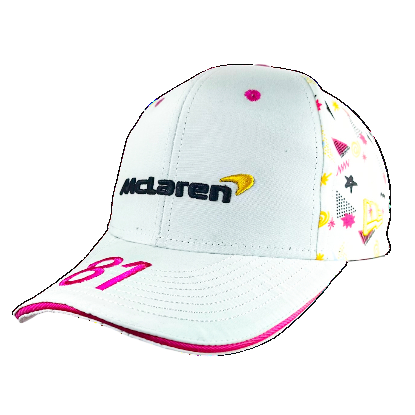 Gorro Mclaren Oscar Piastri GP Miami 2025 Blanco
