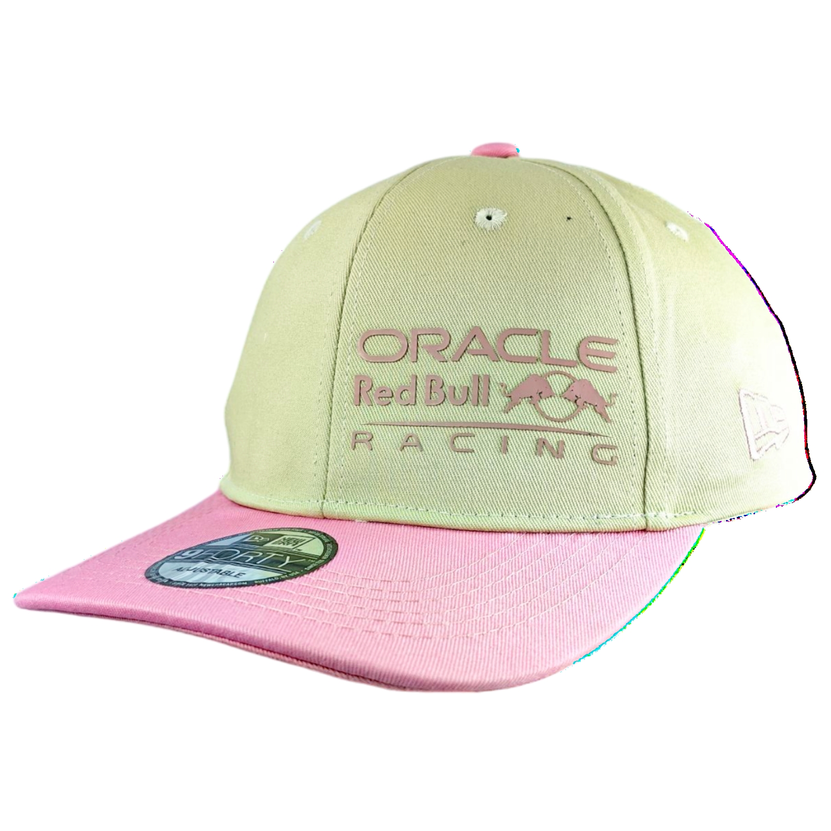 Gorro RedBull Logo 2024 Rosa/Crema