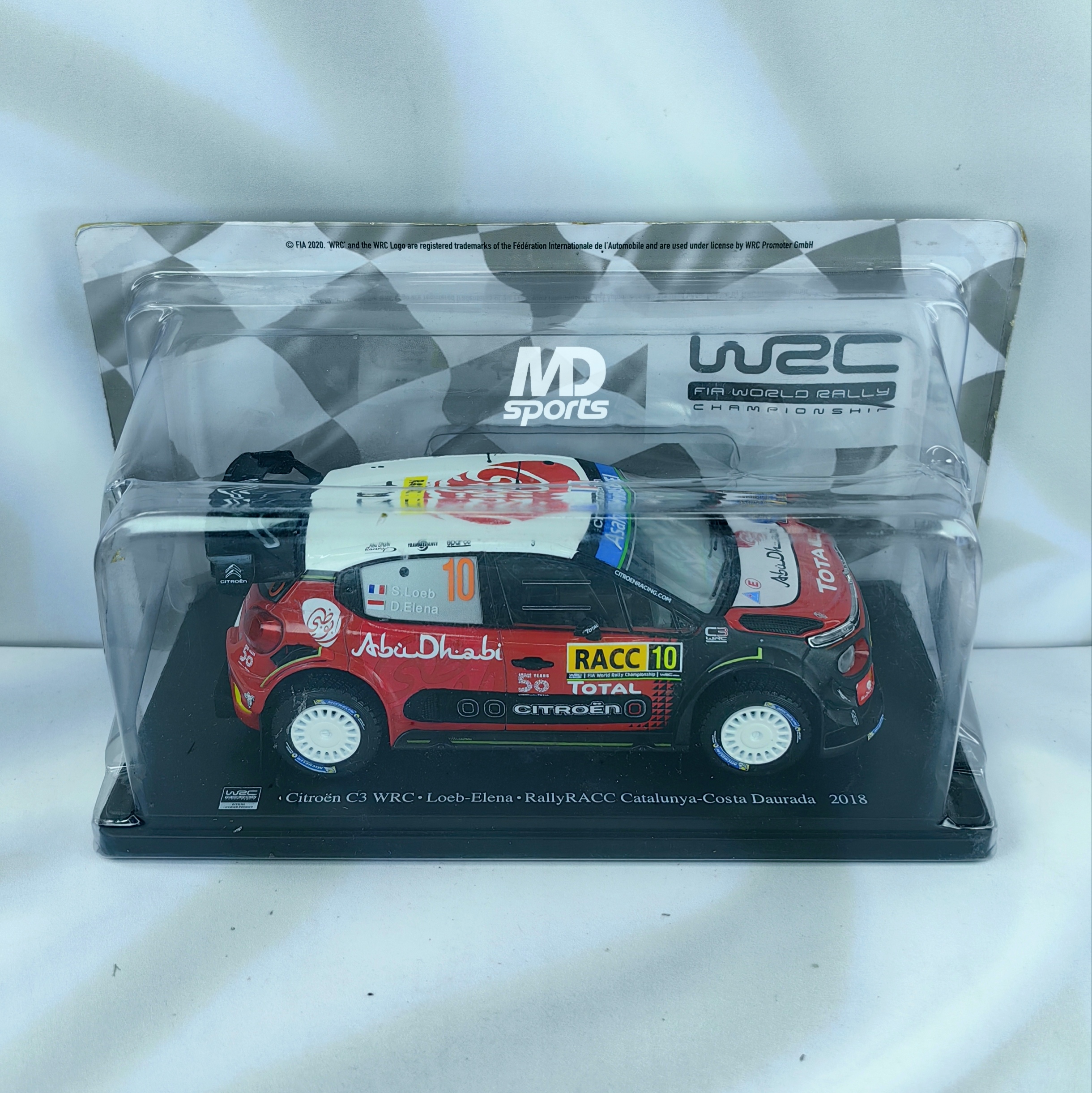 Citroen C3 WRC Catalunya 2018 #10 S.Loeb – D.Elena Edicola 1:24