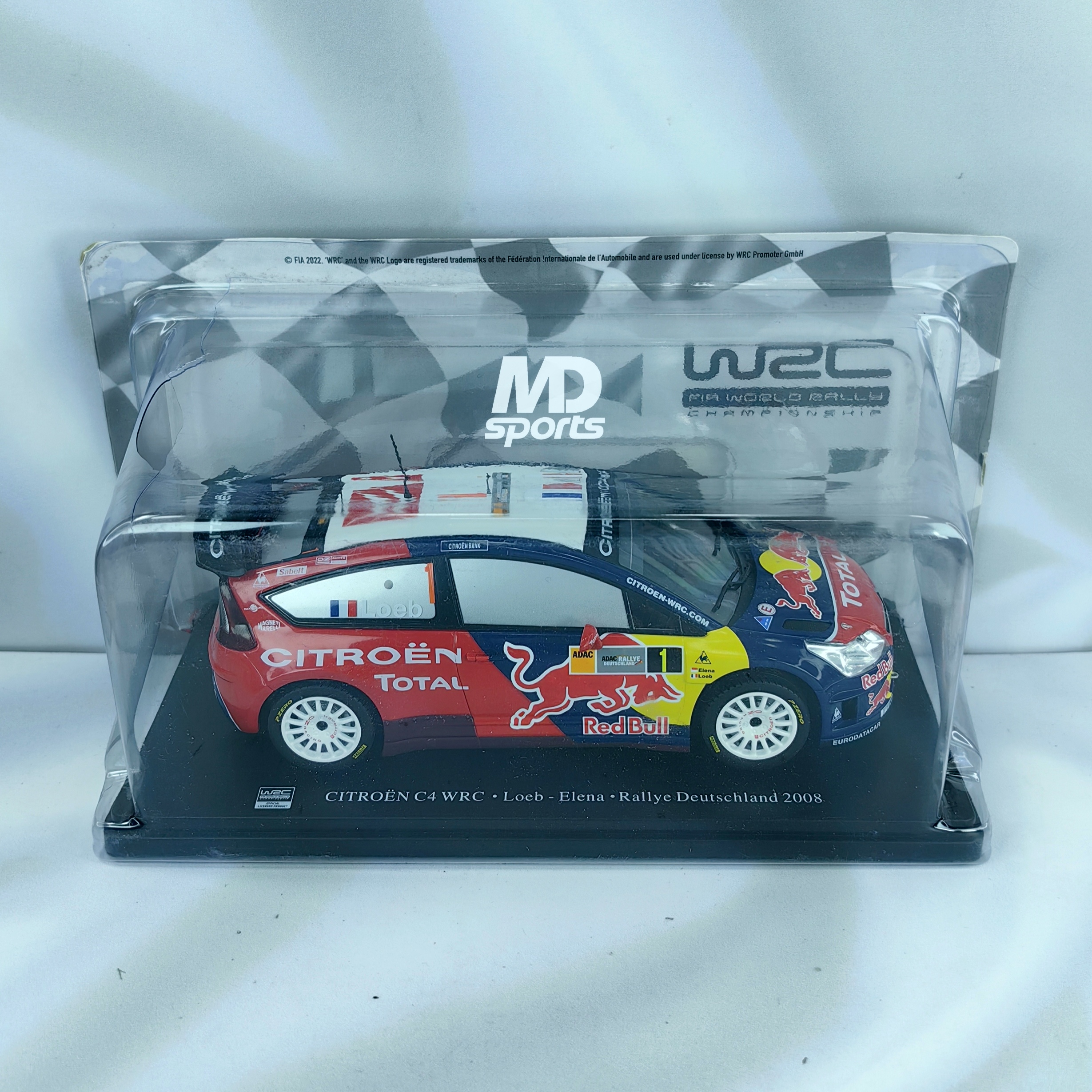 Citroen C4 WRC Alemania 2008 #1 S.Loeb – D.Elena Edicola 1:24