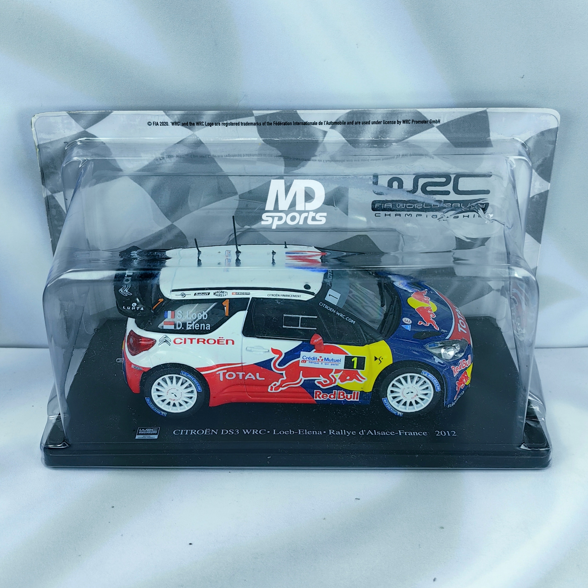 Citroen DS3 WRC Alsane/Francia 2012 #1 S.Loeb – D.Elena Edicola 1:24