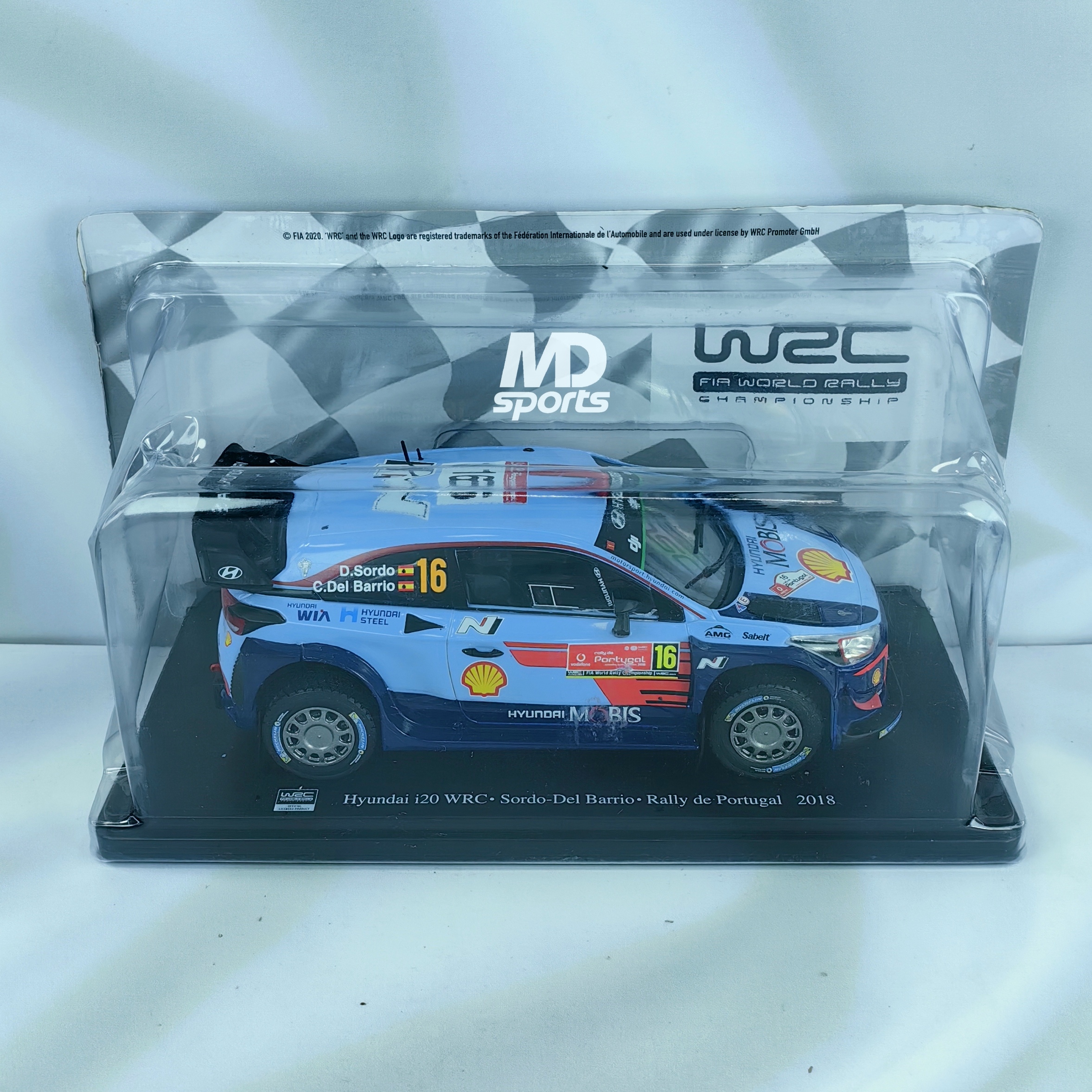 Hyundai i20 Coupe WRC Portugal 2018 #16 D.Sordo – C.Del Barrio Edicola 1:24