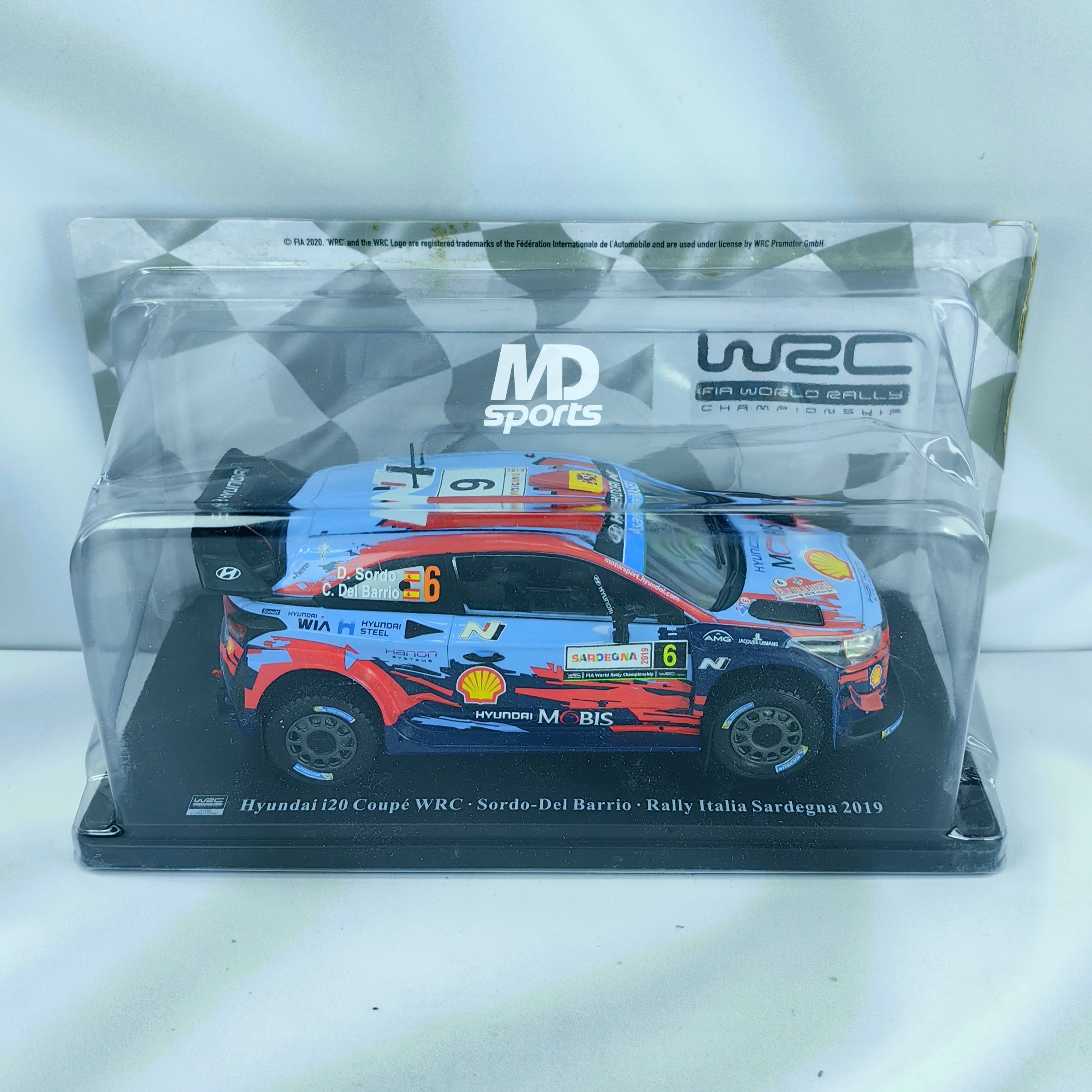 Hyundai i20 Coupe WRC Italia 2019 #6 D.Sordo – C.Del Barrio Edicola 1:24