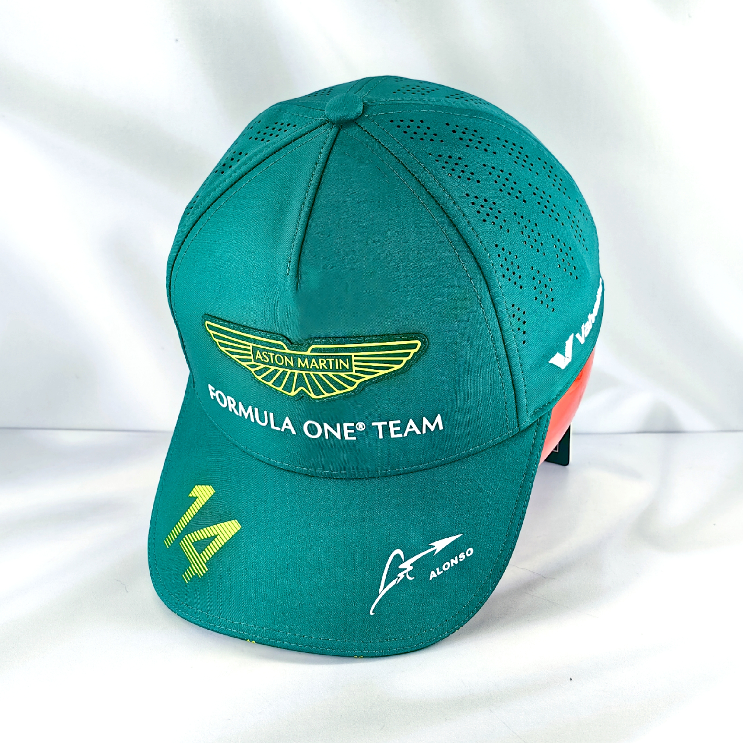 Gorro Stichd Oficial Aston Martin Fernando Alonso 2025 Verde