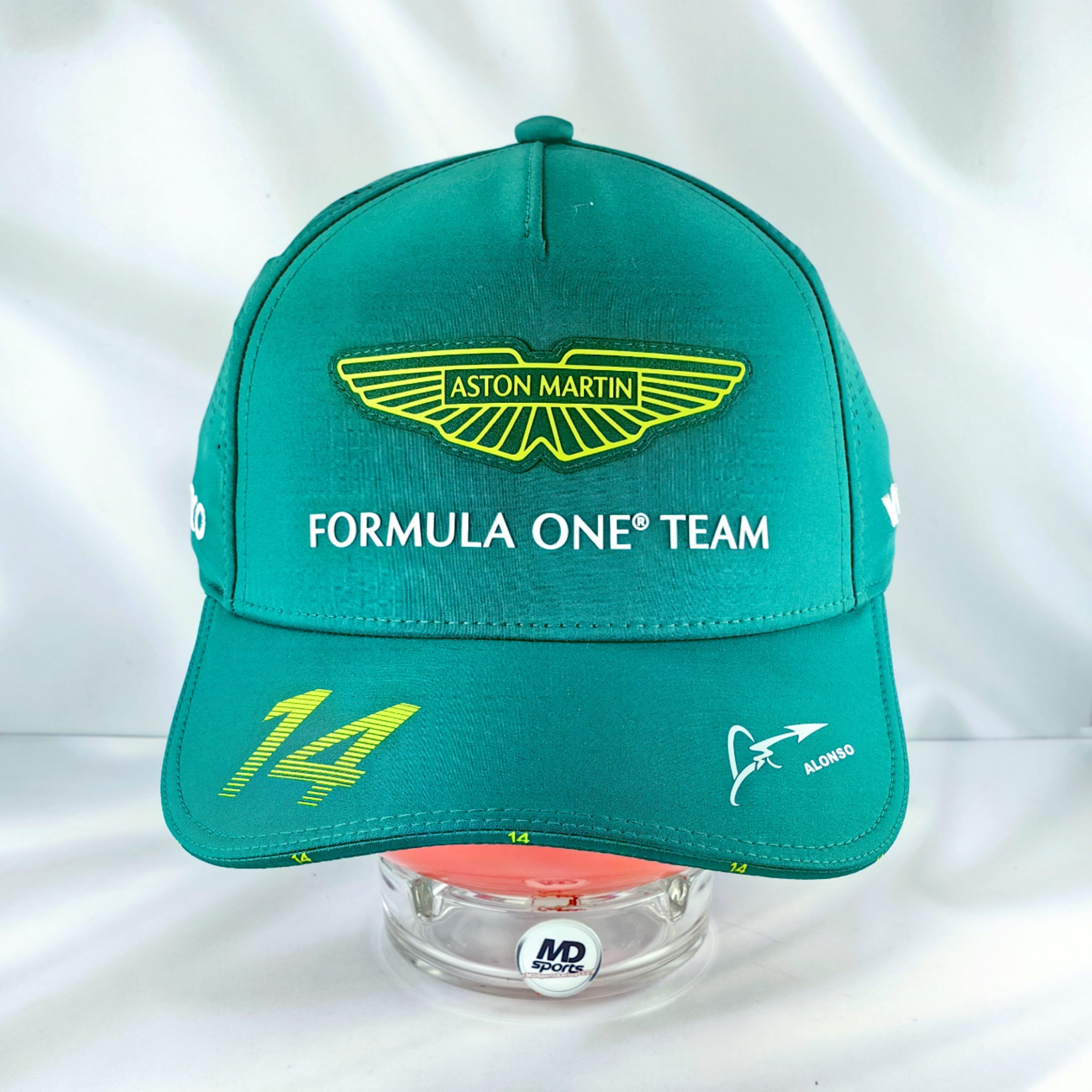 Gorro Stichd Oficial Aston Martin Fernando Alonso 2025 Verde