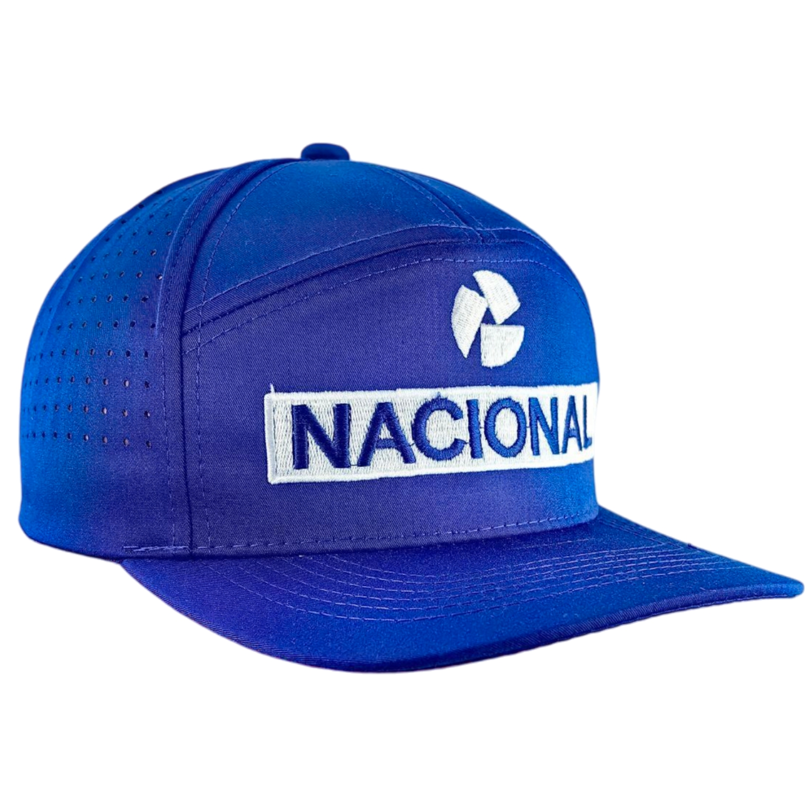 Gorro Jockey Ayrton Senna Formula 1 Nacional Semi-Curvo Azul