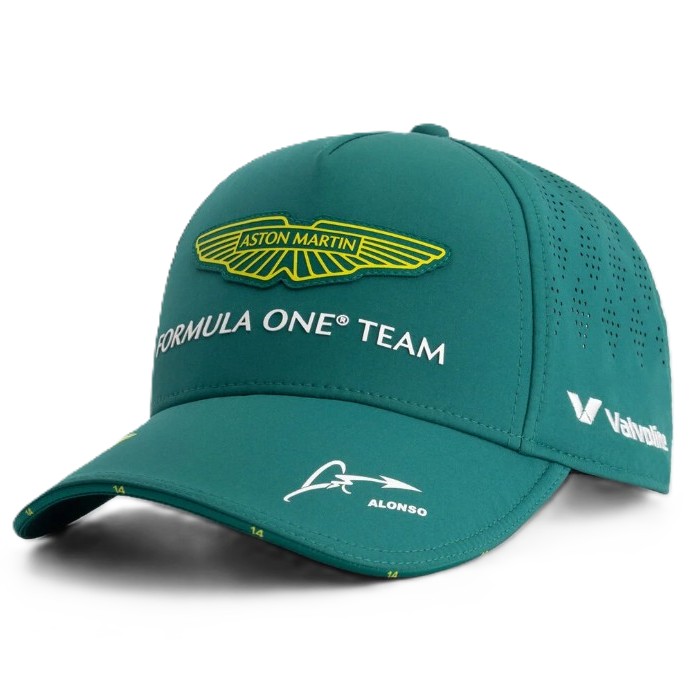 Gorro Stichd Oficial Aston Martin Fernando Alonso 2025 Verde