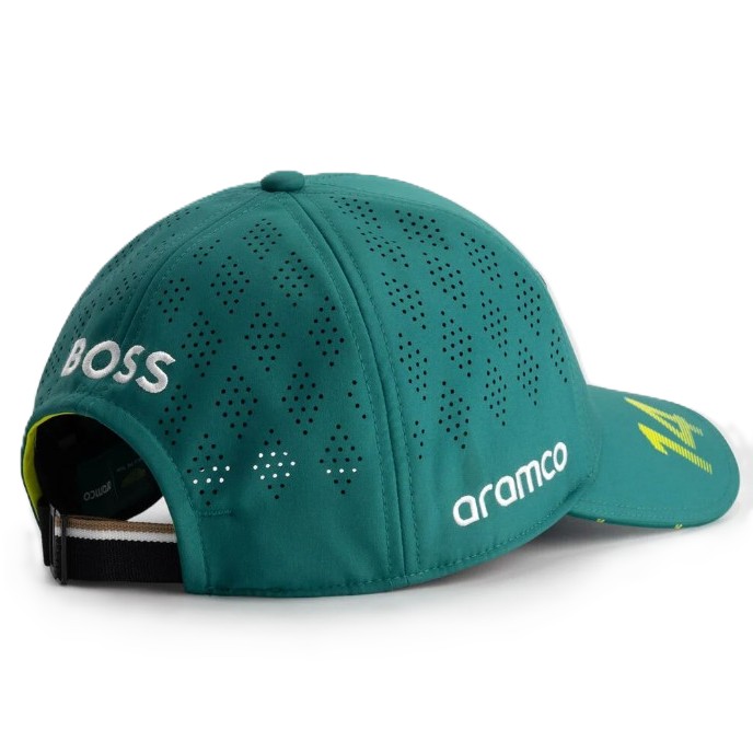 Gorro Stichd Oficial Aston Martin Fernando Alonso 2025 Verde