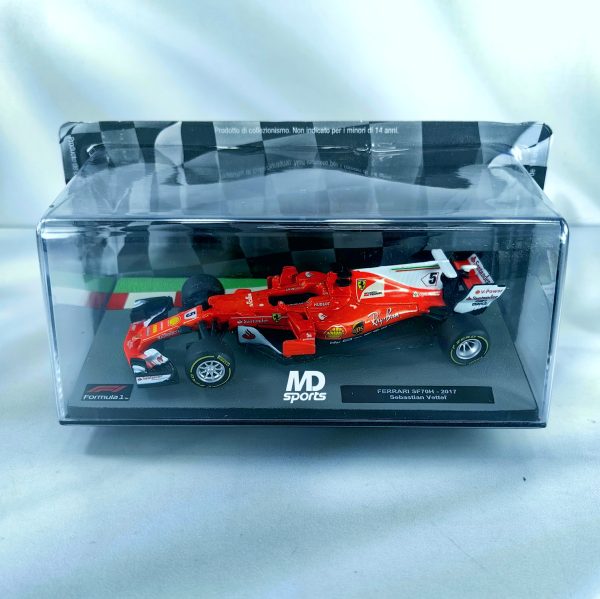 Ferrari SF70H 2017 #5 Sebastian Vettel Caja Acrilica Altaya 1:43