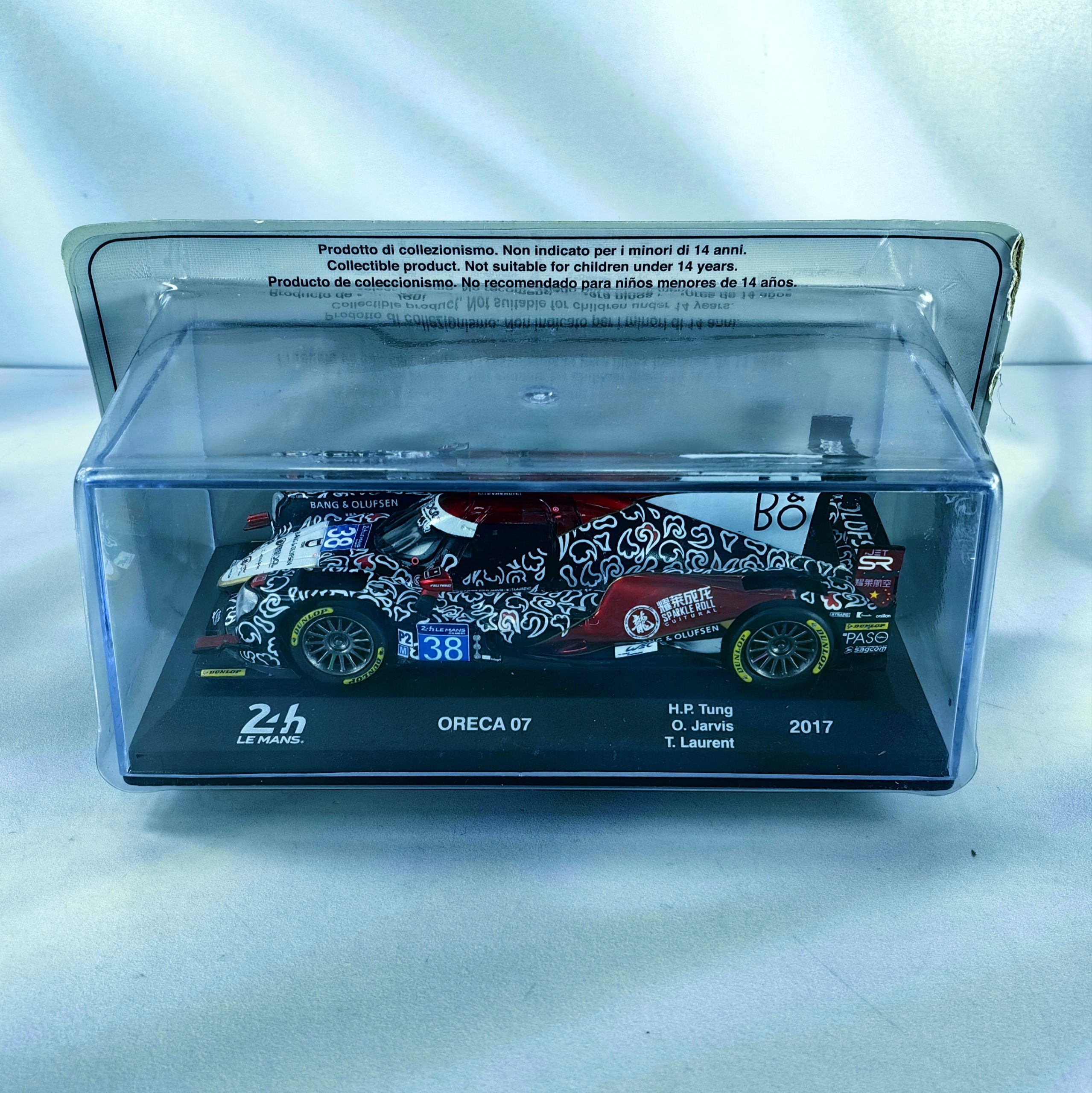 Oreca 07 24H LeMans 2017 #38 Tung – Jarvis – Laurent Caja Acrilica Salvat 1:43