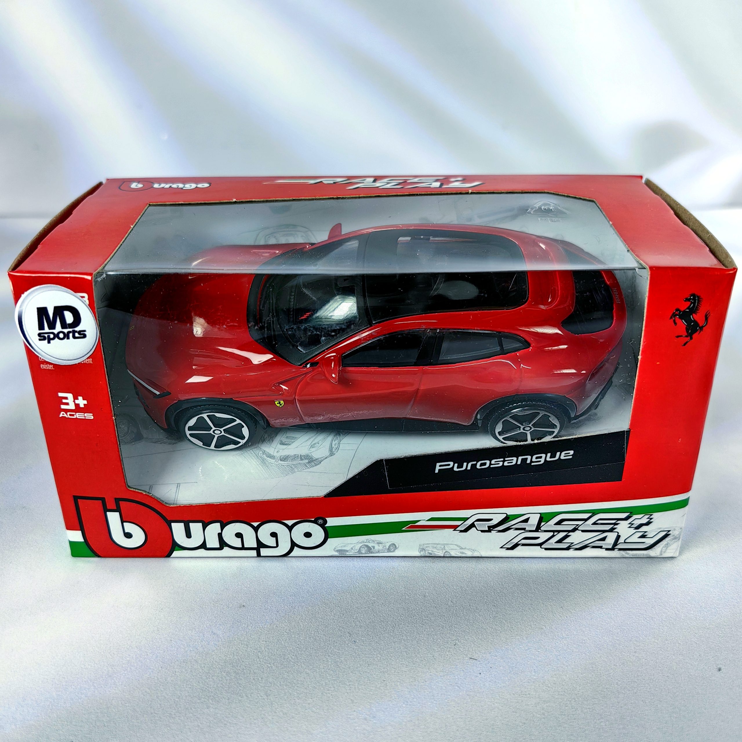 Deportivo Ferrari Purosangue Burago Caja Normal 1:43