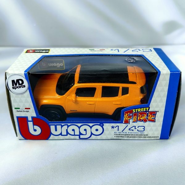 Deportivo Jeep Renegade 2017 Burago Street 1:43 - Imagen 2