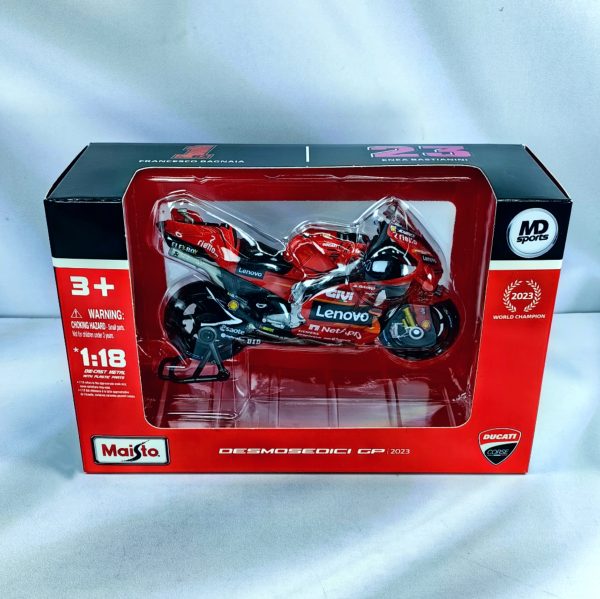 Moto GP Ducati 2023 #1 Pecco Bagnaia Maisto 1:18 - Imagen 5