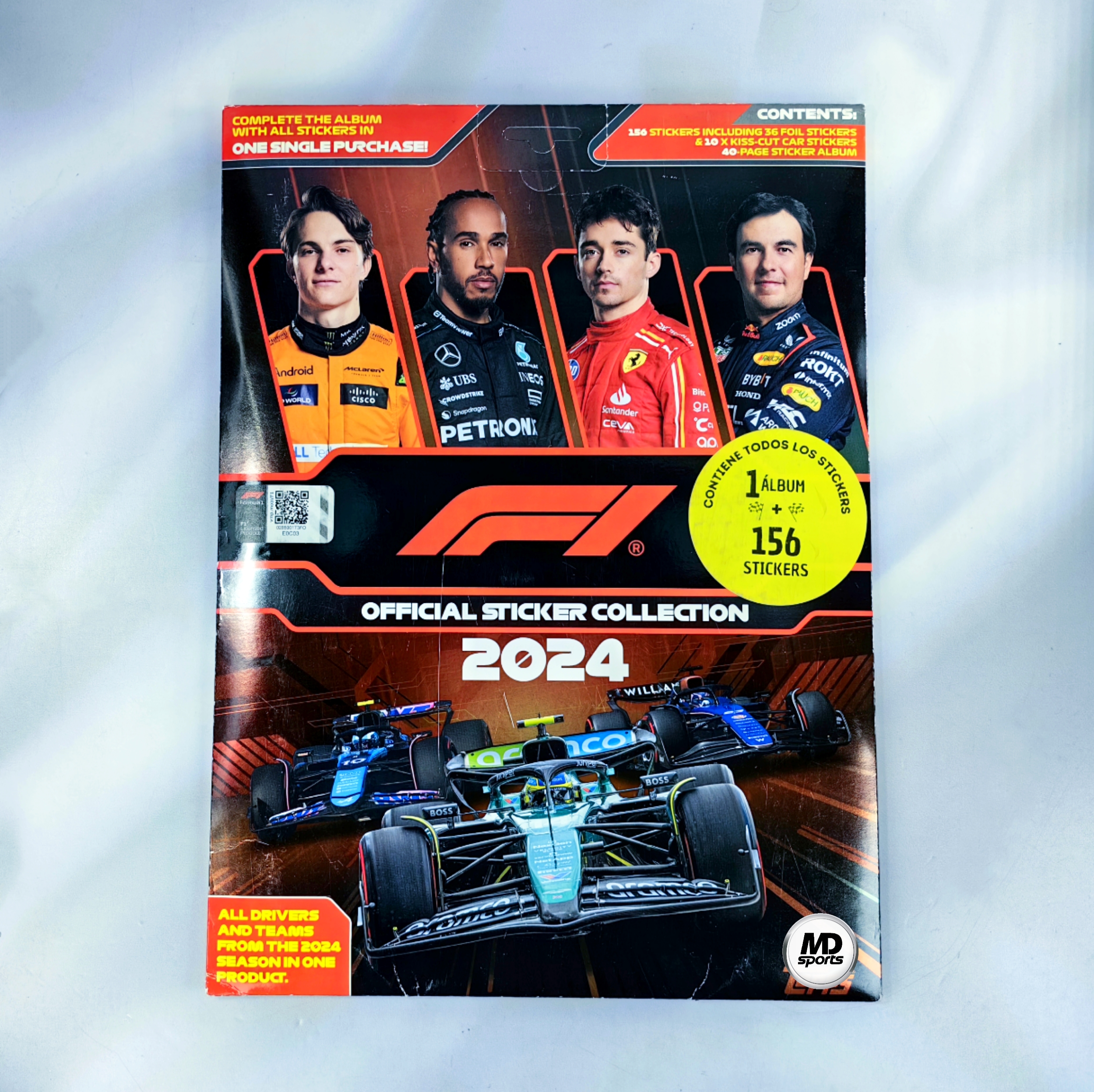 Album TOPPS Formula 1 Temporada 2024 Completo a Pegar (Vers. Inglesa)