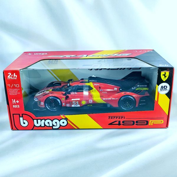 Ferrari 499p LeMans Winner 2023 #51 Caja Normal Burago 1:18 - Imagen 2