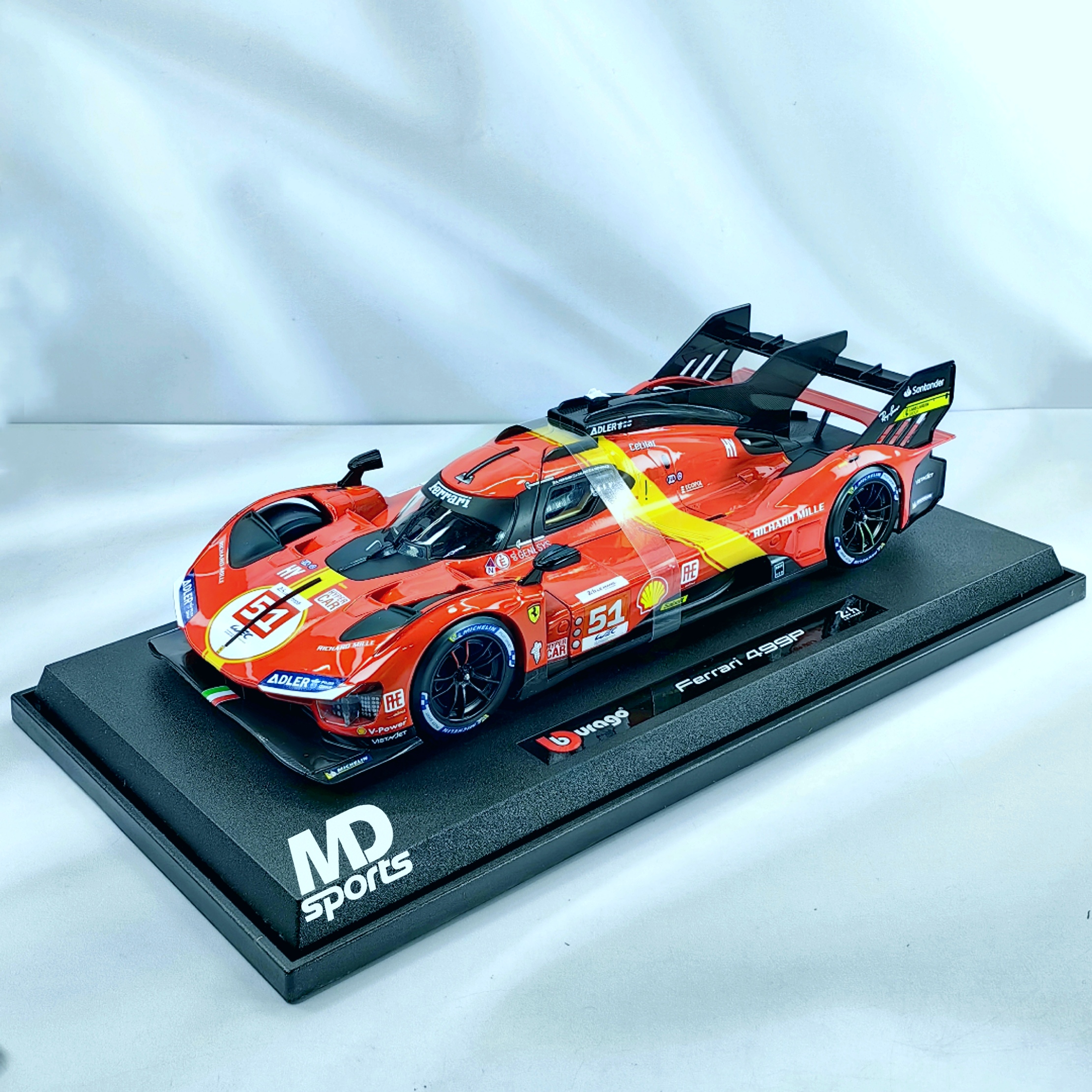 Ferrari 499p LeMans Winner 2023 #51 Caja Normal Burago 1:18
