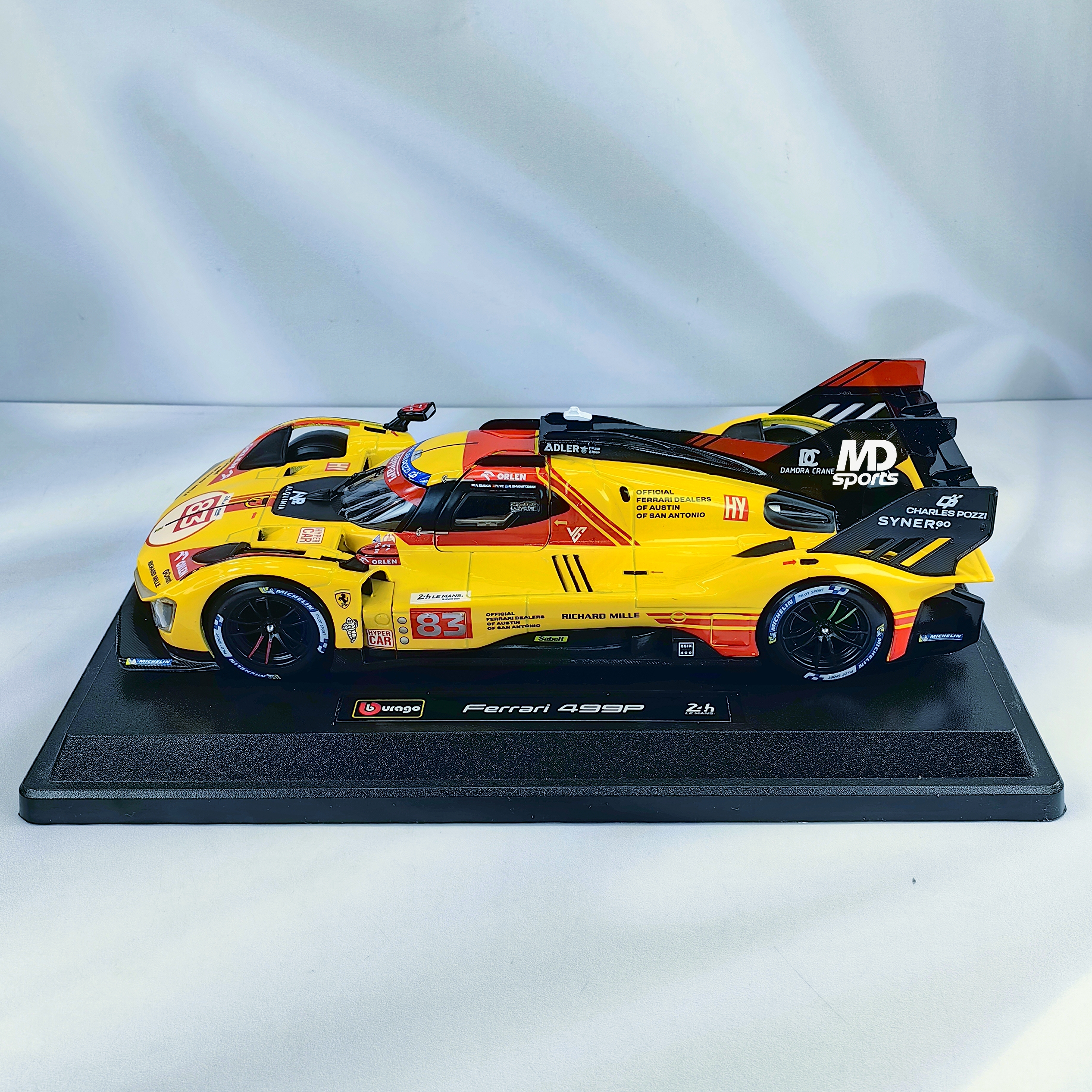 Ferrari AF Corse 499P LeMans 2024 #83 Caja Normal Burago 1:24 - Imagen 3