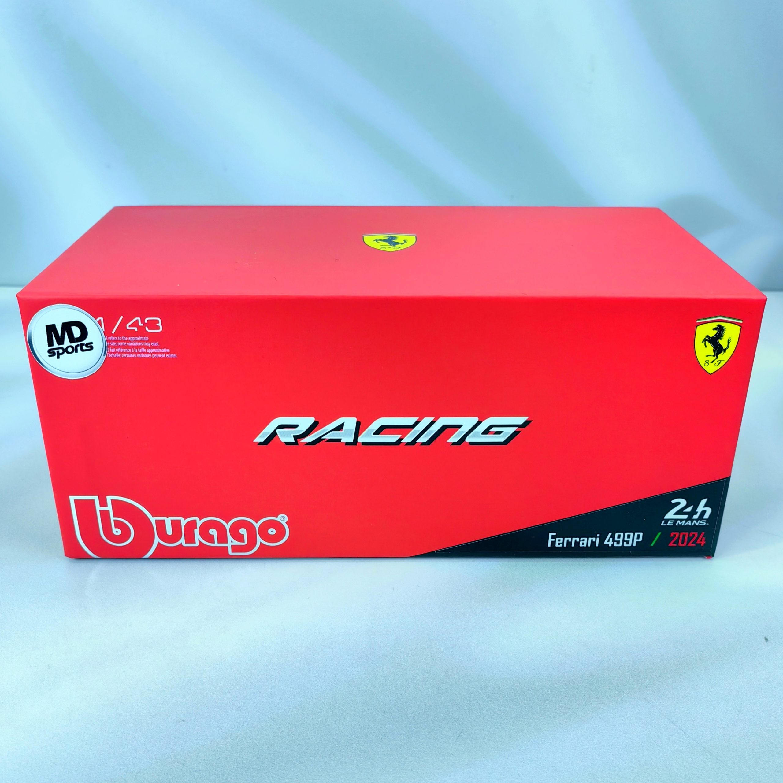 Ferrari 499P LeMans 2024 #50 Caja Acrilica Burago 1:43