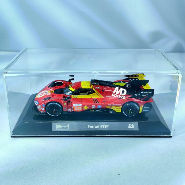Ferrari 499P LeMans 2024 #50 Caja Acrilica Burago 1:43 - Imagen 3