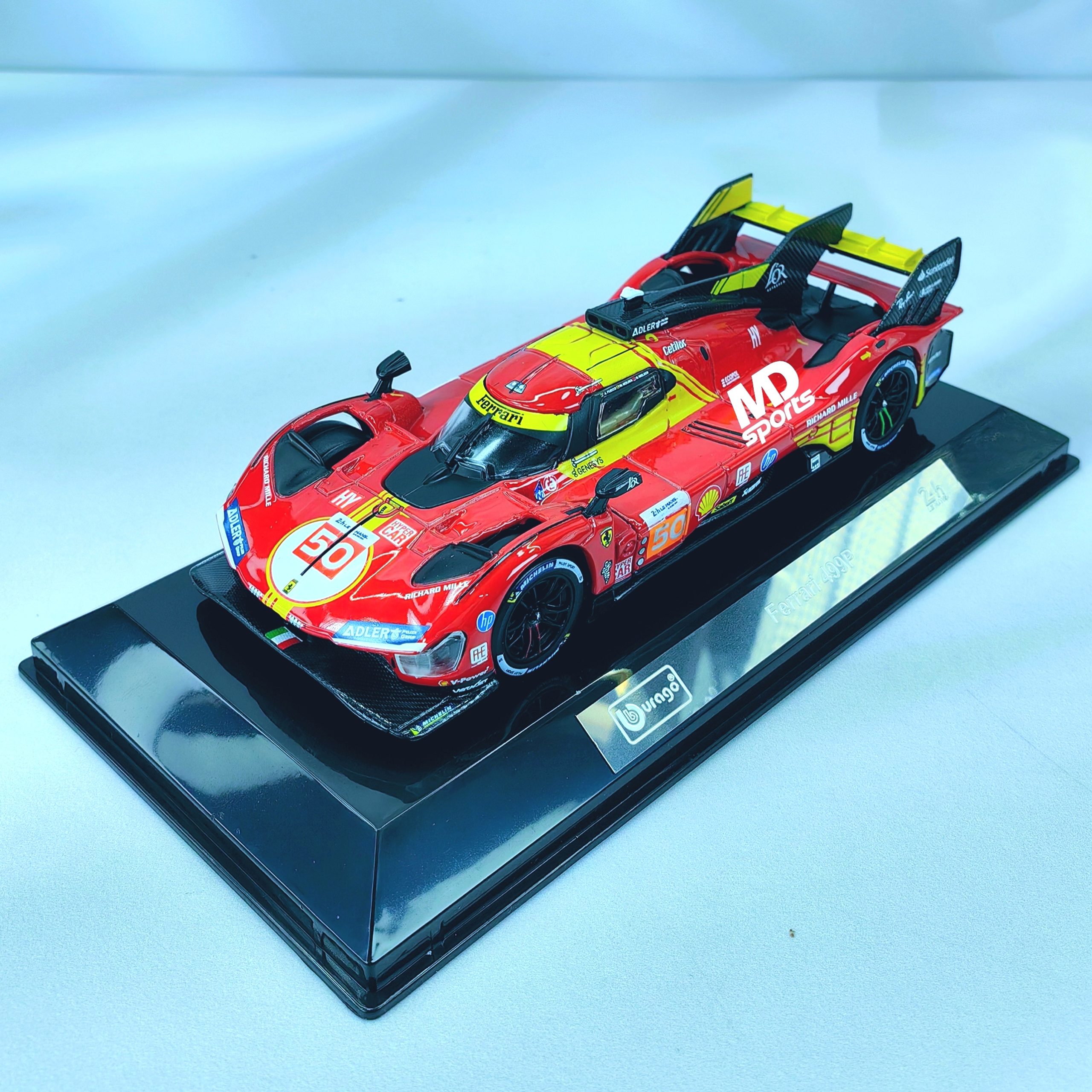 Ferrari 499P LeMans 2024 #50 Caja Acrilica Burago 1:43