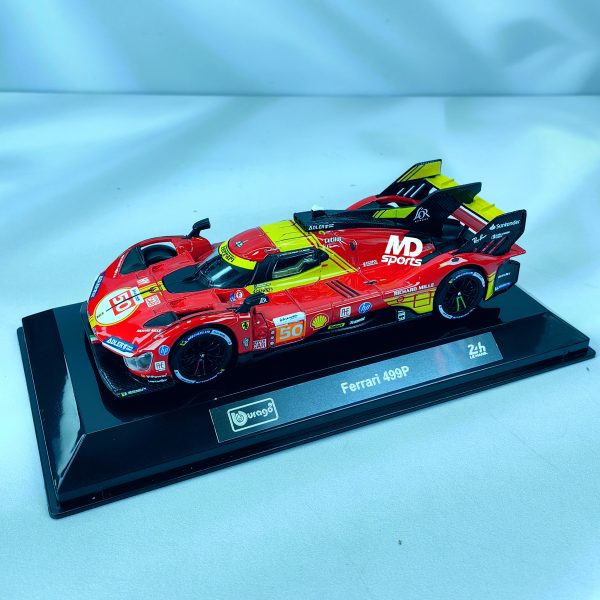 Ferrari 499P LeMans 2024 #50 Caja Acrilica Burago 1:43 - Imagen 4