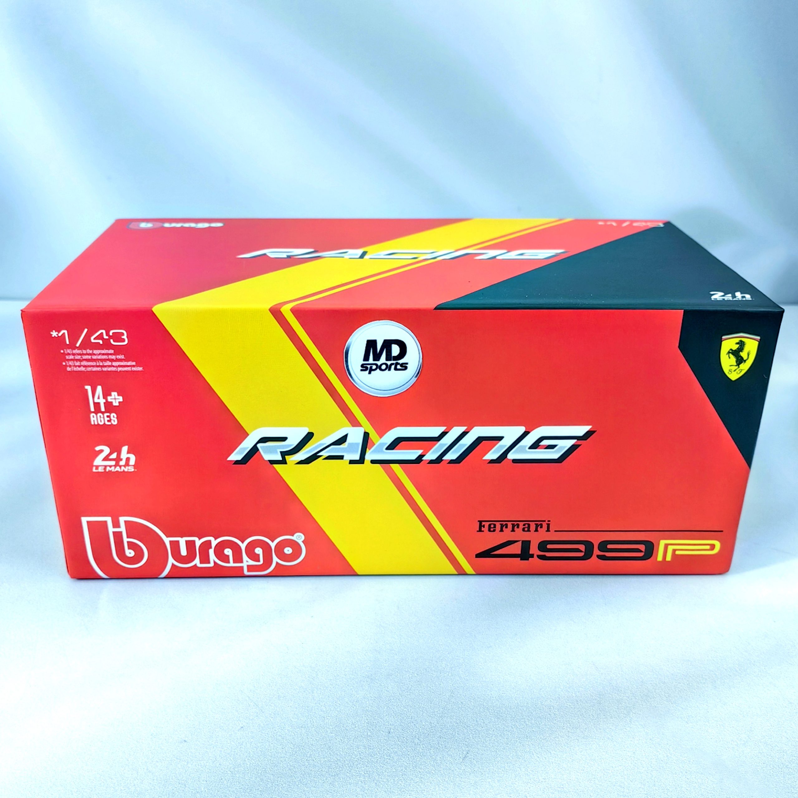 Ferrari AF Corse 499P LeMans 2024 #83 Caja Acrilica Burago 1:43