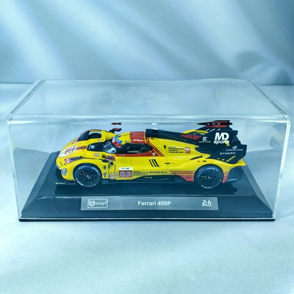 Ferrari AF Corse 499P LeMans 2024 #83 Caja Acrilica Burago 1:43 - Imagen 3