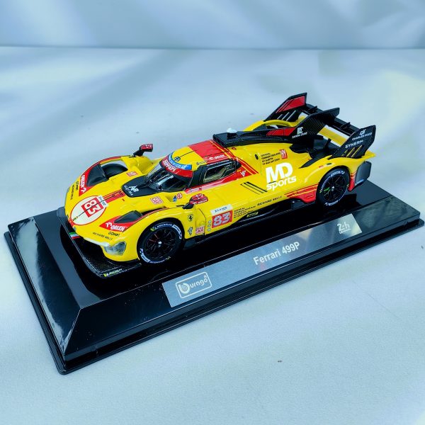 Ferrari AF Corse 499P LeMans 2024 #83 Caja Acrilica Burago 1:43 - Imagen 4