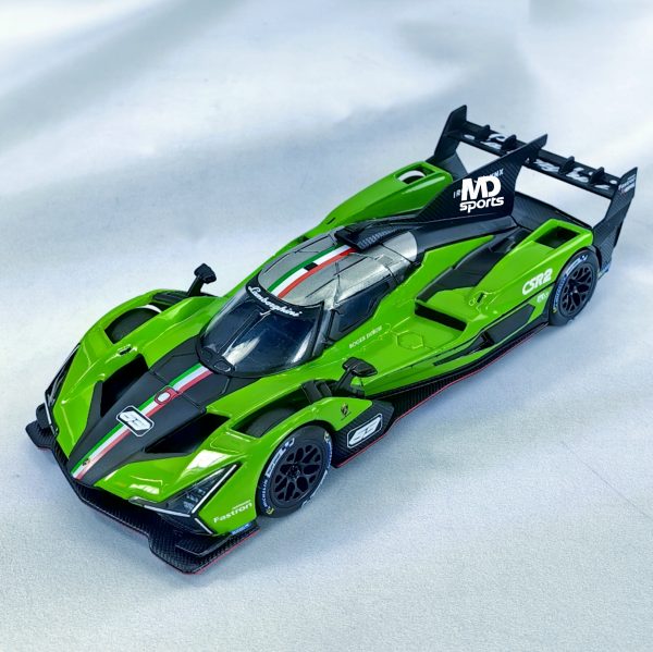 Lamborghini SC63 #563 Caja Acrilica Burago Race 1:43 - Imagen 5