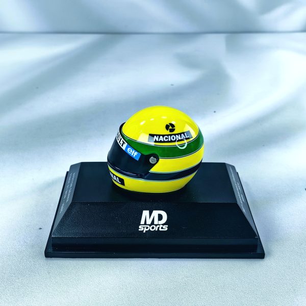 Casco Formula 1 Ayrton Senna 1985 Minichamps 1:8 - Imagen 4