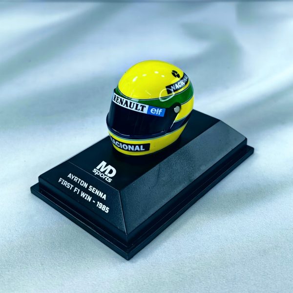 Casco Formula 1 Ayrton Senna 1985 Minichamps 1:8