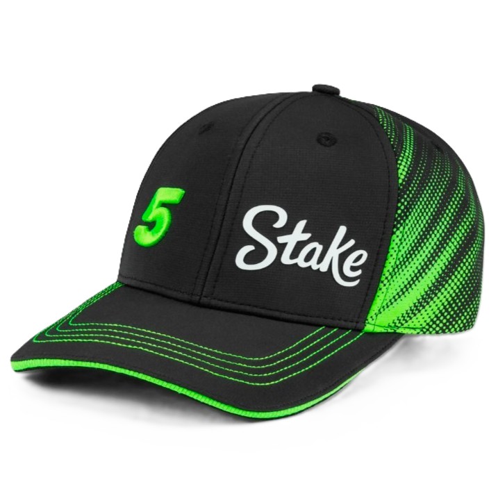 Gorro Code Oficial Stake Sauber Gabriel Bortoleto 2025