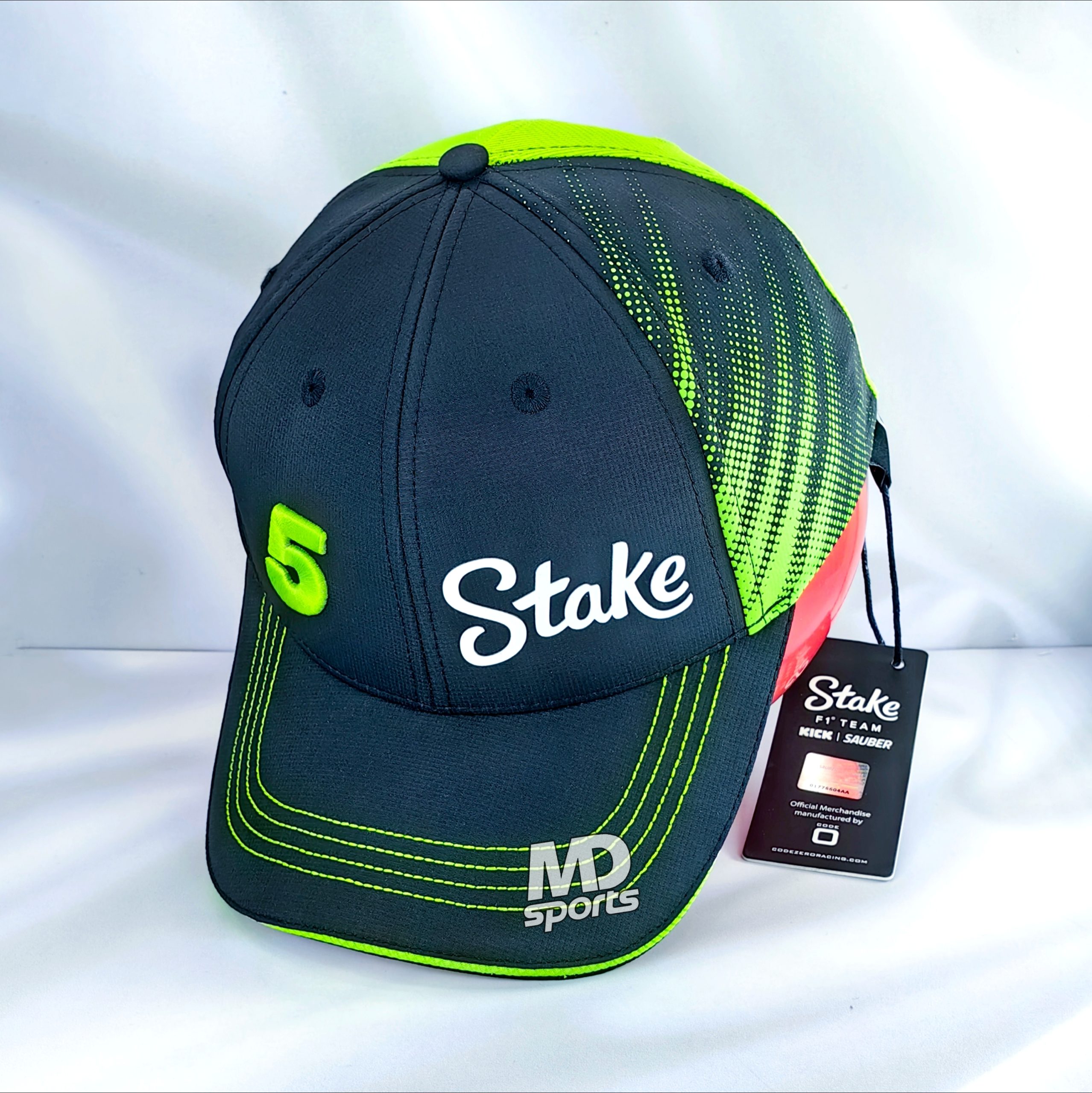 Gorro Code Oficial Stake Sauber Gabriel Bortoleto 2025