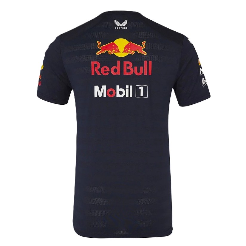 Polera CASTORE Oficial Oracle RedBull Racing Team 2025 Azul