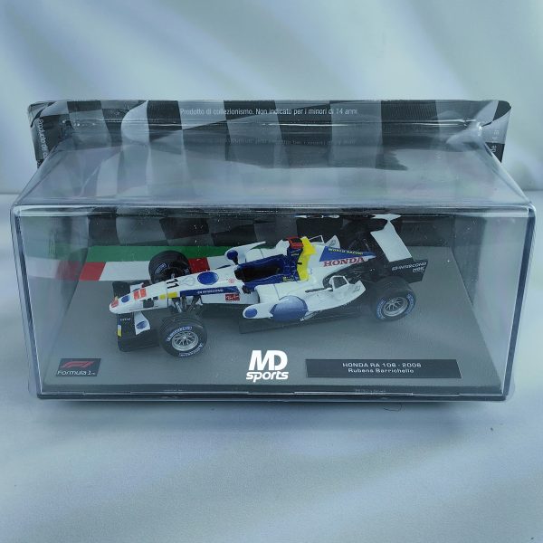Honda RA 106 2006 #11 Rubens Barrichello Caja Acrilica Altaya 1:43