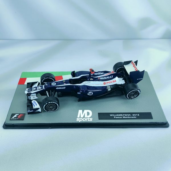 Williams FW34 2012 #18 Pastor Maldonado Caja Acrilica Altaya 1:43 - Imagen 3