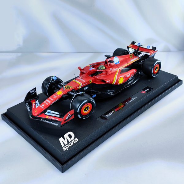 Ferrari SF-24 GP Monza 2024 #16 Charles Leclerc Caja Normal Burago 1:18