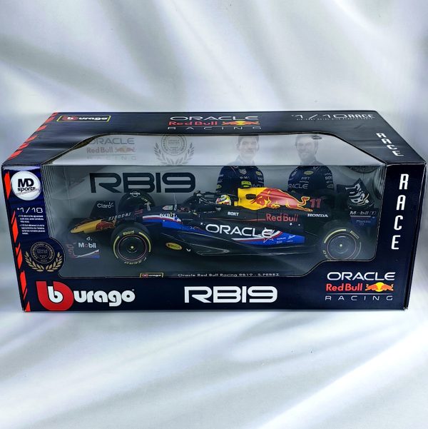 RedBull RB19 GP Austin 2023 #11 Checo Perez Caja Normal Burago 1:18 - Imagen 2