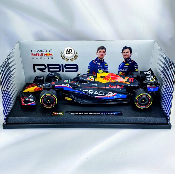 RedBull RB19 GP Austin 2023 #11 Checo Perez Caja Normal Burago 1:18 - Imagen 3