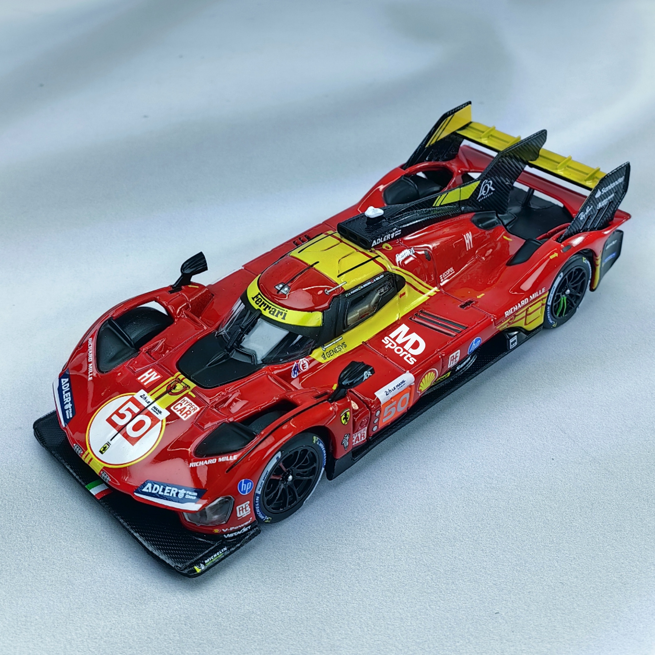 Ferrari 499p WEC 24H LeMans Winner 2024 #50 Caja Normal Burago 1:43 - Imagen 4
