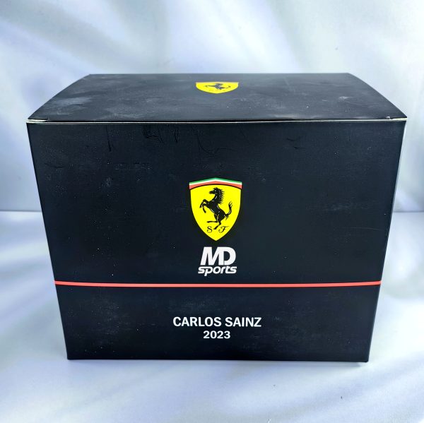 Casco Formula 1 Carlos Sainz Ferrari 2023 BELL 1:2 - Imagen 5